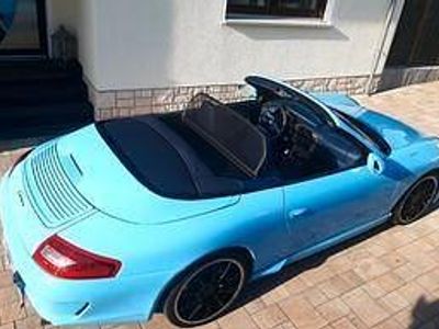 Usata Porsche 911 Carrera 4 Cabriolet 320 CV (235 kW) 1999 Blu Cabrio