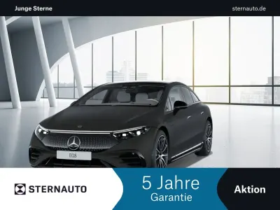 Gebraucht Mercedes EQS580 AMG line 384 kW (523 PS) 2024 Manufaktur magno lack manufaktur nachtschwarz magno Limousine