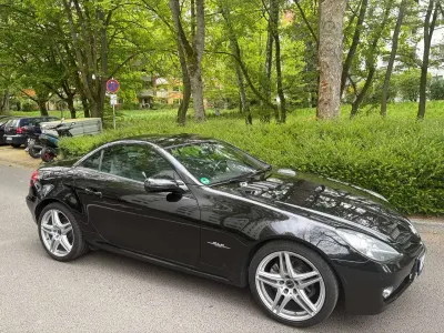 Gebraucht Mercedes SLK200 184 PS (135 kW) 2011 Schwarz Cabrio