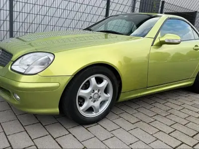 Second-hand Mercedes SLK200 163 CP (119 kW) 2000 Verde Cabrio
