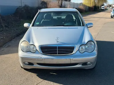 Brugt Mercedes C180 143 HK (105 kW) 2003 Sølv Sedan