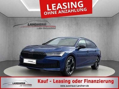 Neu Skoda Superb 193 PS (141 kW) 2025 Cobalt blau metallic Kombi