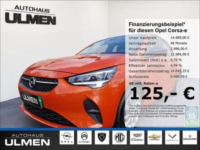 Gebraucht Opel Corsa-e Edition 100 kW (136 PS) 2022 Orange Kleinwagen