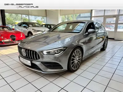 Gebraucht Mercedes CLA200 AMG line 163 PS (119 kW) 2020 Mountaingrau Coupé