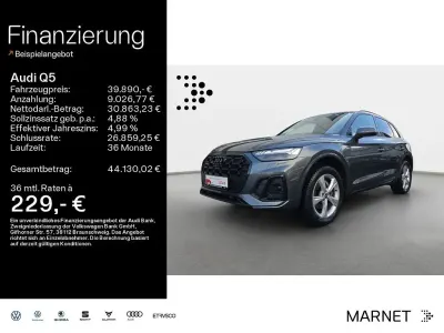 Second-hand Audi Q5 S-Line 204 CP (150 kW) 2022 Gri SUV