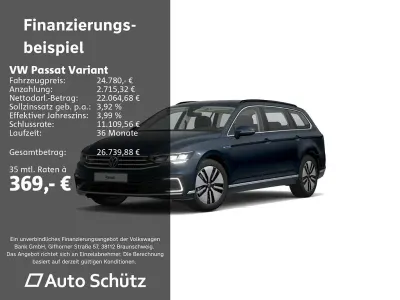 Gebraucht VW Passat GTE 218 PS (160 kW) 2022 Aquamarinblau metallic Kombi