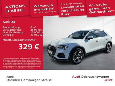Gebraucht Audi Q3 Advanced Plus 150 PS (110 kW) 2025 Gletscherweiß metallic SUV