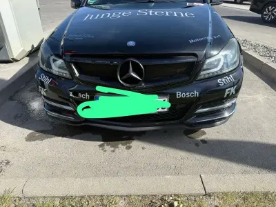 Brugt Mercedes C180 156 HK (114 kW) 2011 Sort Sedan