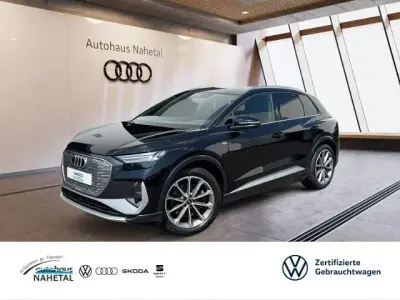 Gebraucht Audi Q4 e-tron S-Line 150 kW (204 PS) 2023 Schwarz SUV