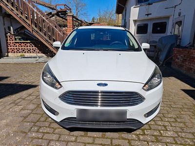 Usata Ford Focus Titanium 125 CV (91 kW) 2014 Bianco Berlina