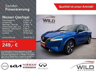 Blau Gebraucht 2022 Nissan Qashqai 360º SUV | 23.990 € (Fairer Preis)