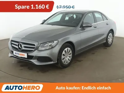 Brugt Mercedes C180 156 HK (114 kW) 2015 Sølv Sedan