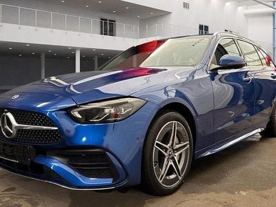 Usado Mercedes C300e AMG 313 HP (230 kW) 2022 Azul Sedan