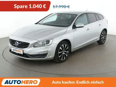 Gebraucht Volvo V60 Linje Svart 152 PS (111 kW) 2018 Silber Kombi