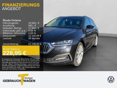 Gebraucht Skoda Octavia Ambition 204 PS (150 kW) 2022 Schwarz Kombi
