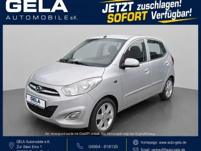 Gebraucht Hyundai i10 Style 69 PS (50 kW) 2011 Silber Kleinwagen