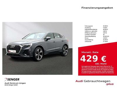 Second-hand Audi Q3 Sportback Sport 150 CP (110 kW) 2023 Gri SUV