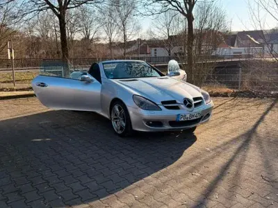 Second-hand Mercedes SLK200 163 CP (119 kW) 2007 Gri Cabrio