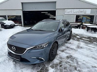 Saphirblau metallic Gebraucht 2018 Mazda 6 Kizoku Kombi | 17.990 € (Guter Preis)