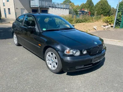 Gebraucht BMW 316 Compact 115 PS (84 kW) 2002 Schwarz Kleinwagen