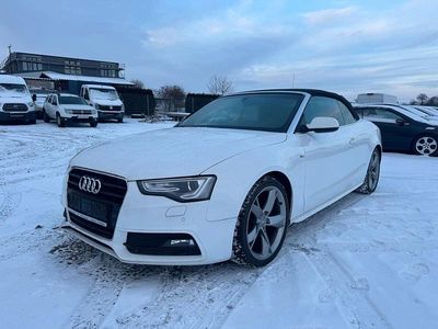Gebraucht Audi A5 Cabriolet S-Line 170 PS (125 kW) 2012 Weiß Cabrio