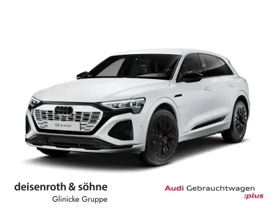 Gebraucht Audi Q8 e-tron S-Line 250 kW (340 PS) 2024 Gletscherweiß metallic SUV