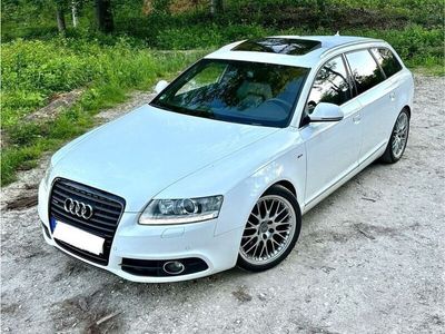 gebraucht Audi A6 4F 3,0 TDI Quattro Facelift S-Line Luft AHK Kamera Bose