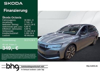 Usata Skoda Octavia SportLine 150 CV (110 kW) 2025 Grigio Station wagon