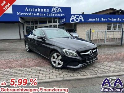 gebraucht Mercedes C180 Coupe mit 8xAluräder+LED+NAVI+SHZ+Scheckheft+Top