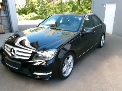 Usata Mercedes C180 AMG 156 CV (114 kW) 2013 Nero Berlina