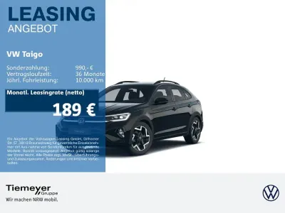 Ny VW Taigo R-line 116 HK (85 kW) 2026 Sort SUV