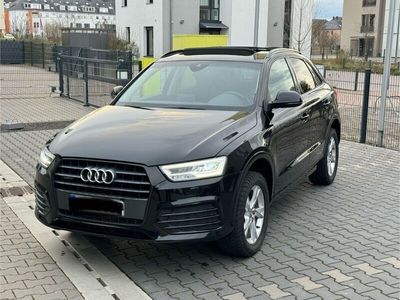 gebraucht Audi Q3 2.0 Quattro TFSI BJ 2017 162KW/220PS schwarz unfallfrei