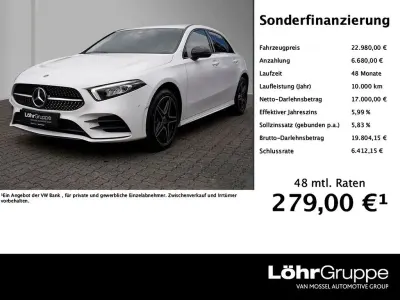Gebraucht Mercedes A250 AMG line 218 PS (160 kW) 2021 Weiß Limousine