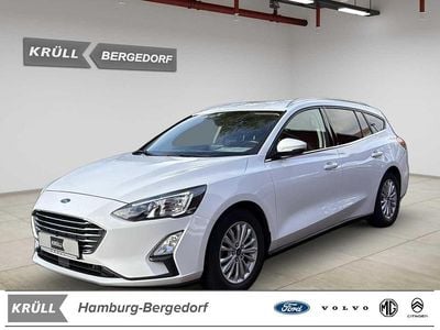 Weiß Gebraucht 2020 Ford Focus Titanium Limousine | 16.901 € (Etwas zu teuer)