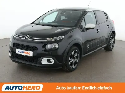 Gebraucht Citroën C3 PureTech 110 PS (80 kW) 2018 Schwarz Kleinwagen