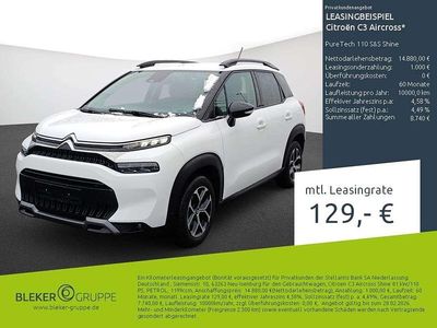 Gebraucht Citroën C3 Aircross Shine 110 PS (80 kW) 2024 Weiß SUV