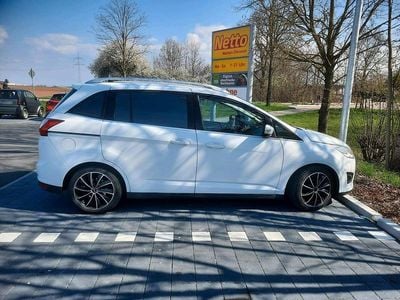 Gebraucht Ford Grand C-Max Titanium 125 PS (91 kW) 2012 Weiß Van / Kleinbus