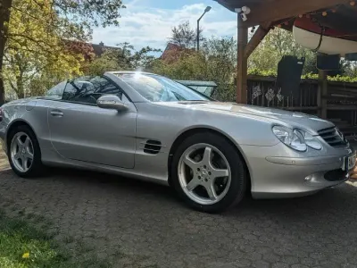 Gebraucht Mercedes SL500 306 PS (225 kW) 2002 Silber Cabrio