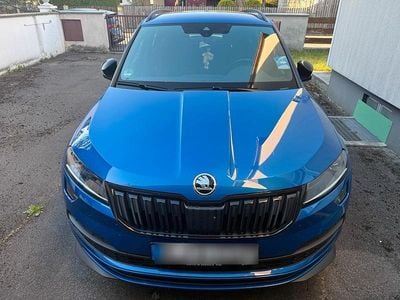 Second-hand Skoda Karoq SportLine 150 CP (110 kW) 2021 Albastru SUV