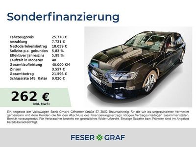 Mythosschwarz metallic Gebraucht 2022 Audi A4 Ambiente Kombi | 25.770 € (Teuer)