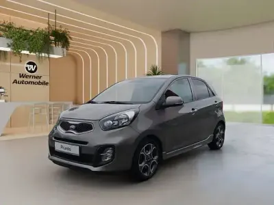 Gebraucht Kia Picanto Comfort 86 PS (63 kW) 2015 Grün Kleinwagen