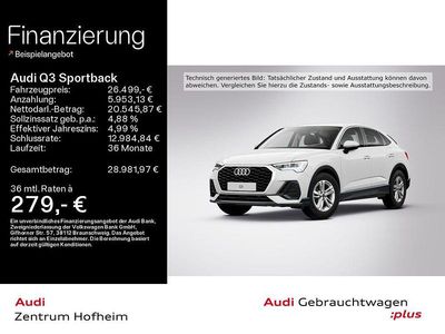 Gebraucht Audi Q3 Sportback Performance 150 PS (110 kW) 2022 Weiß SUV
