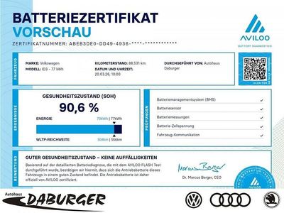 Gebraucht VW ID.3 Pro 150 kW (204 PS) 2022 Mangangrau Kleinwagen