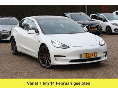 Weiß Gebraucht 2020 Tesla Model 3 Performance Limousine | 22.450 € (Fairer Preis)