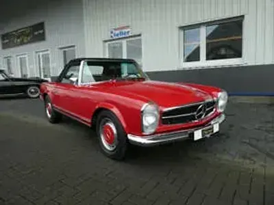 Gebraucht Mercedes SL280 170 PS (125 kW) 1969 Rot Cabrio