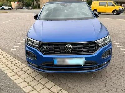 Gebraucht VW T-Roc Cabriolet 150 PS (110 kW) 2021 Blau Cabrio