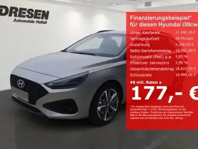 Brugt Hyundai i30 Advantage 116 HK (85 kW) 2025 Sølv Stationcar