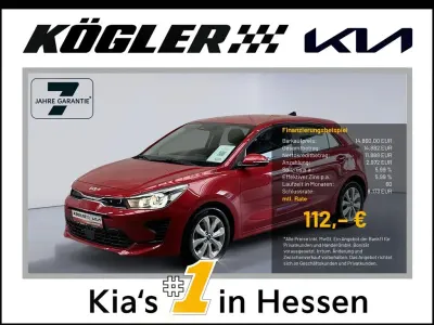 Używany Kia Rio Vision 84 KM (61 kW) 2022 Czerwony Sedan/Limuzyna