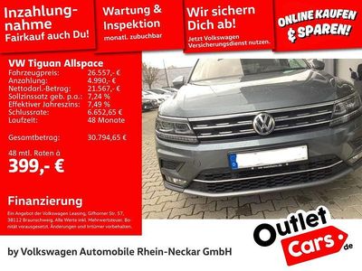 Gebraucht VW Tiguan Allspace Highline 150 PS (110 kW) 2019 Platinum grey metallic SUV