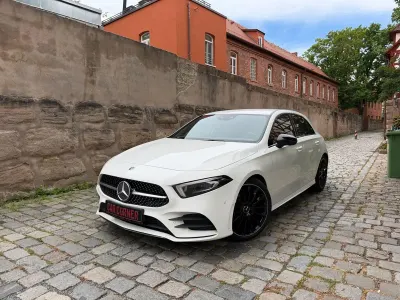 Gebraucht Mercedes A200 AMG 163 PS (119 kW) 2018 Weiß Kleinwagen